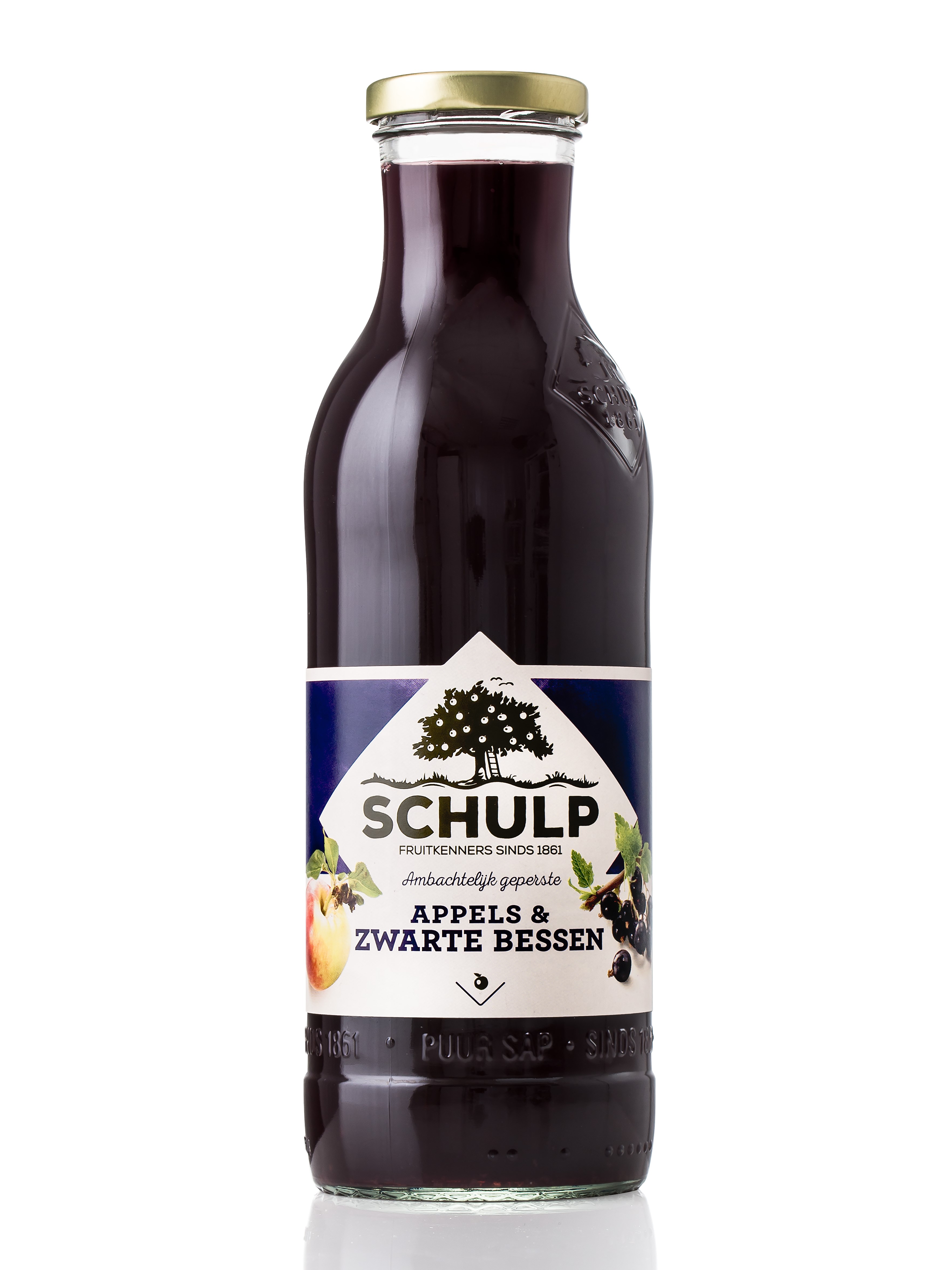 schulp appel zwarte bessensap