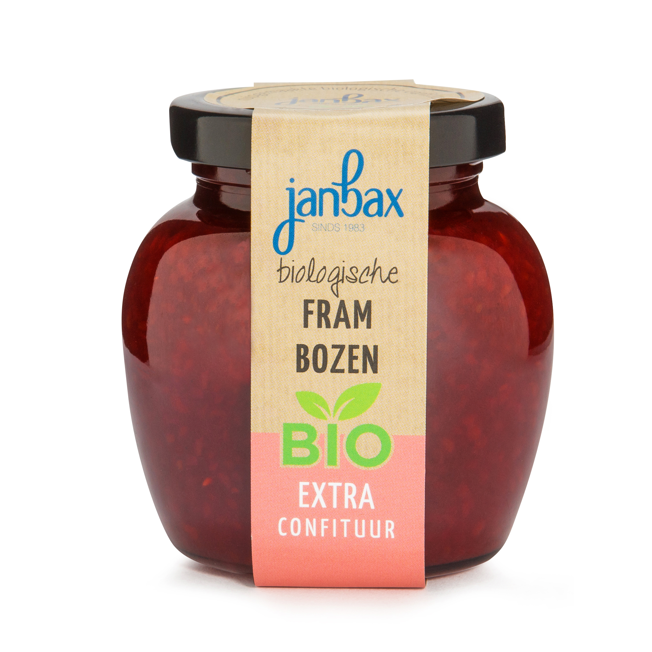 biologische frambozen confituur