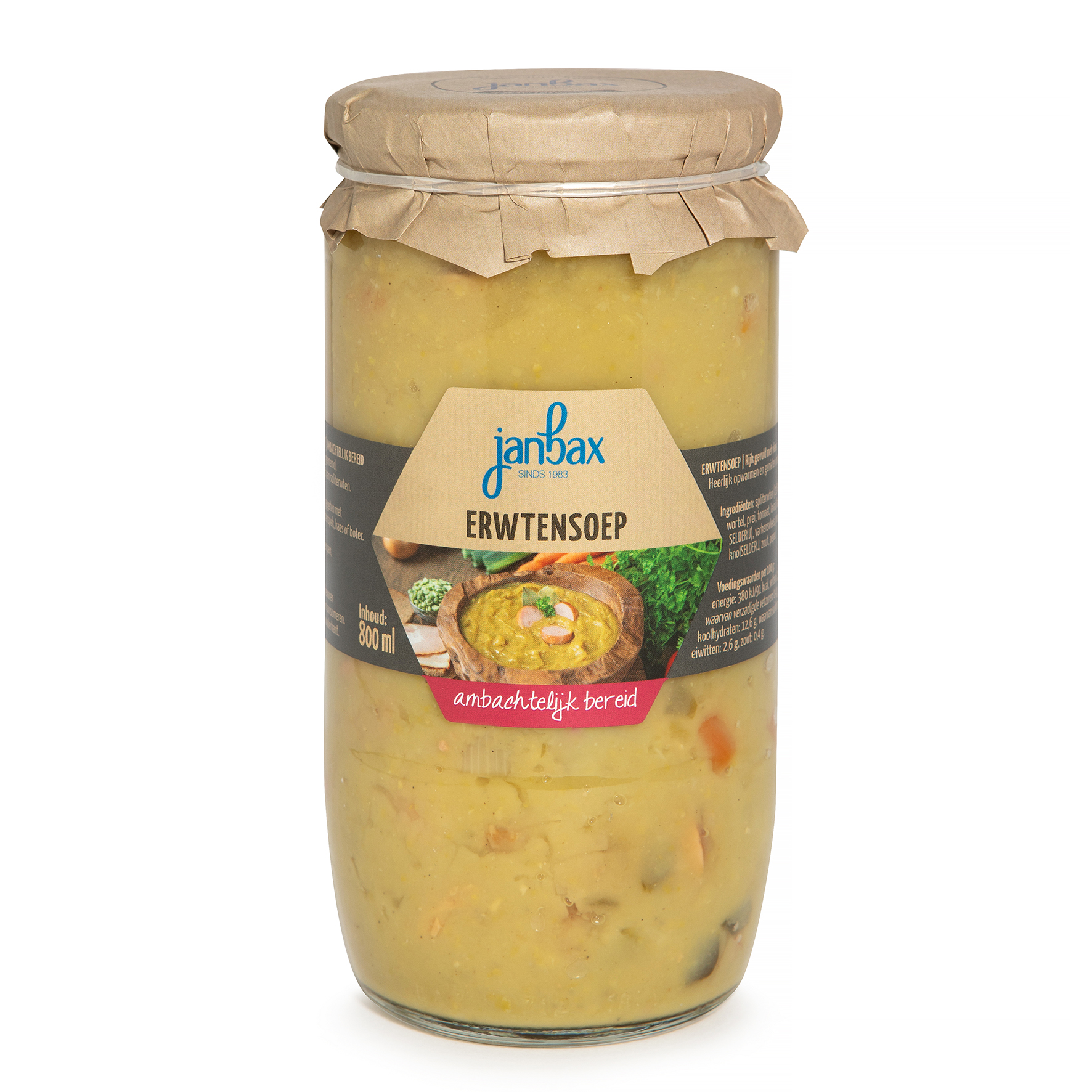 JanBax erwtensoep met worst [INHOUD VERNIEUWD]