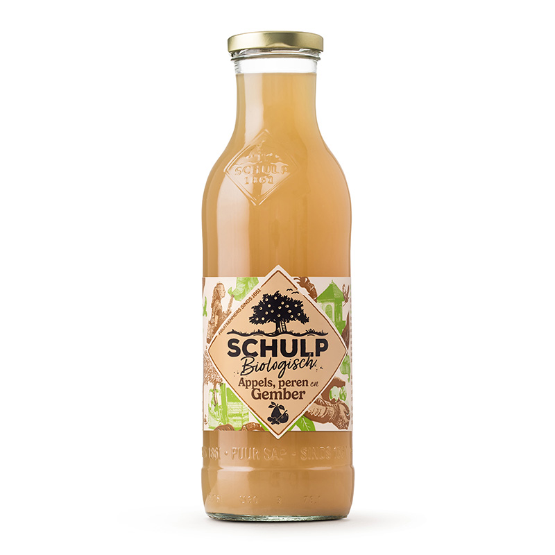 Biologisch appel - peer - gembersap NL-BIO-01