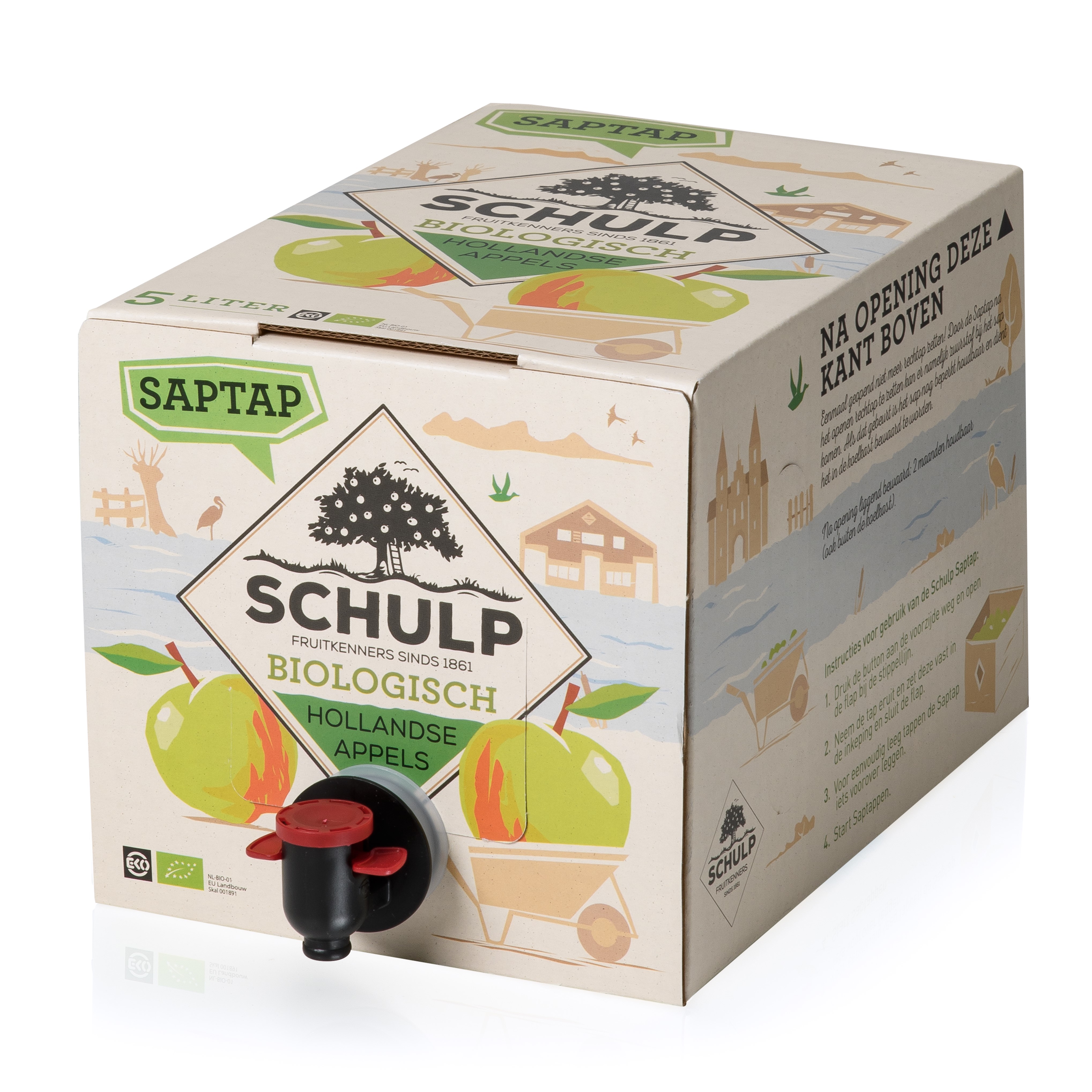 schulp appelsap biologisch saptap