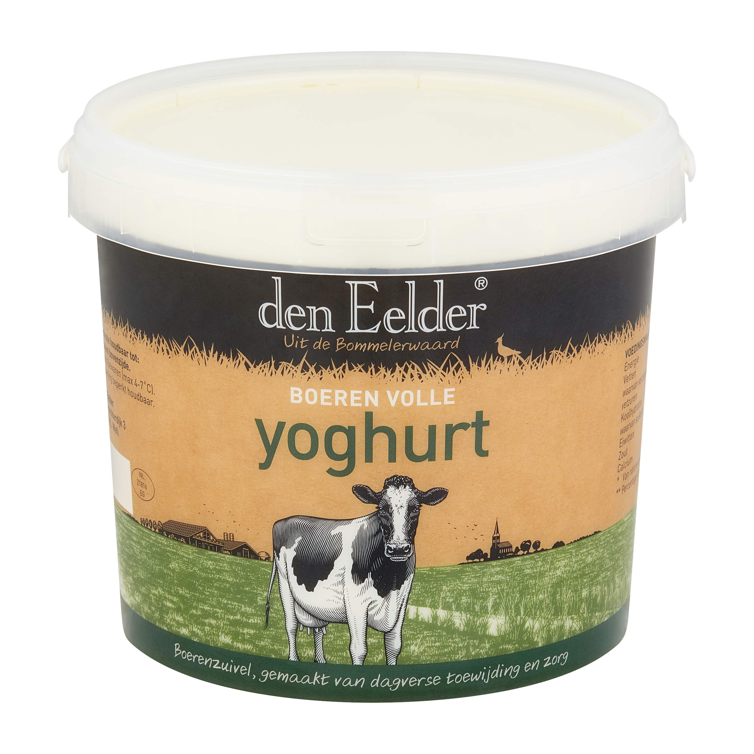 Grootverpakking volle boerenyoghurt