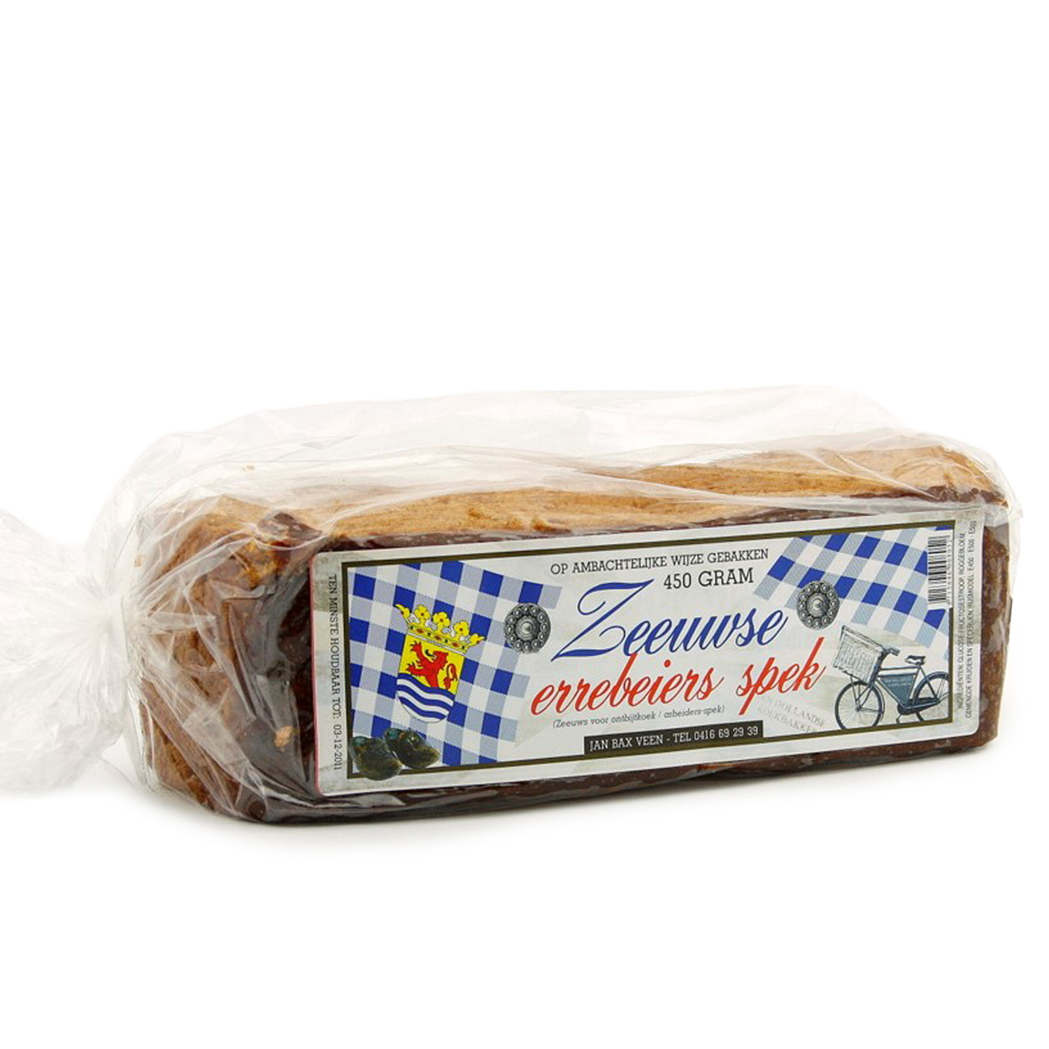 Zeeuwse errebeiers spek (ontbijtkoek) [tht 5-6wk]