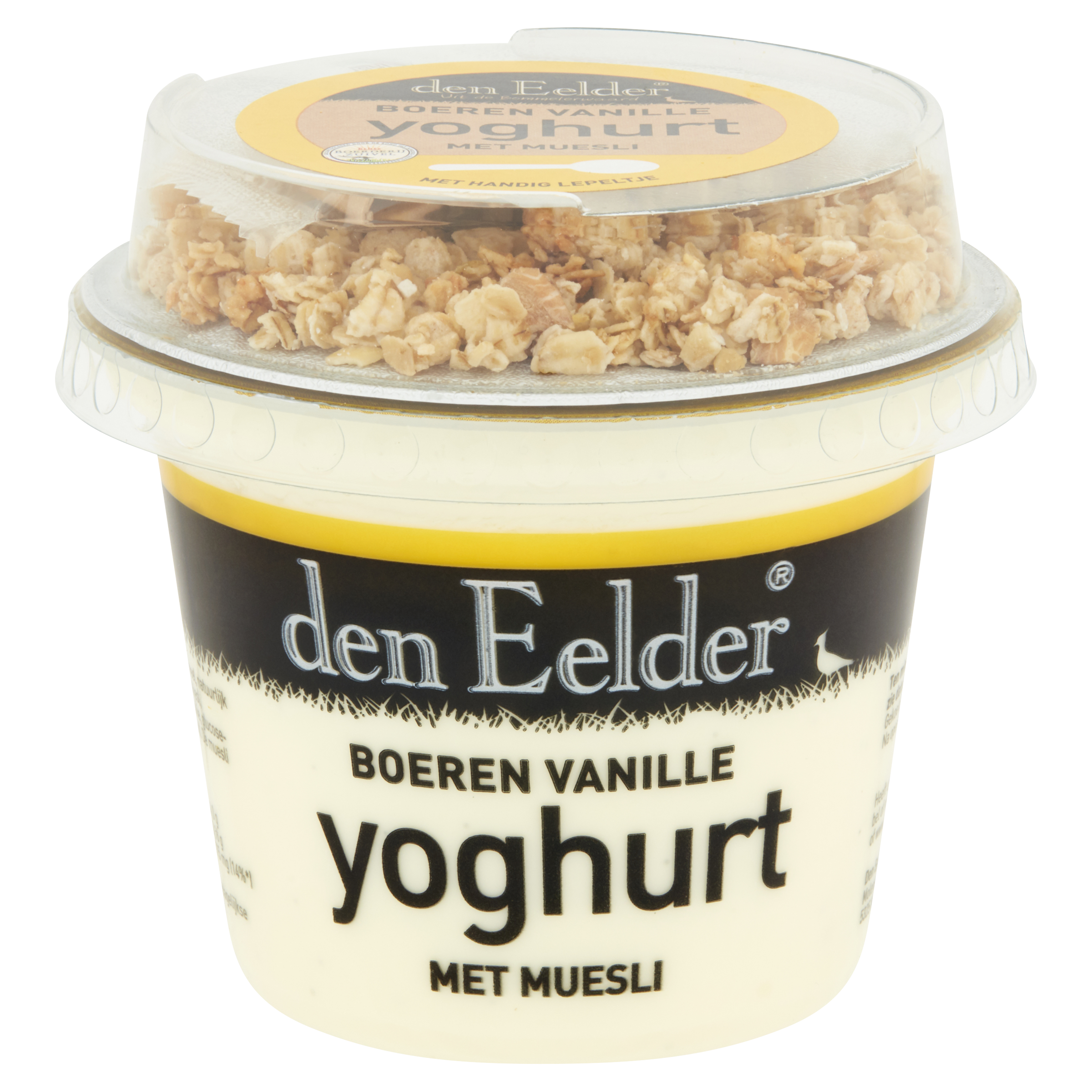 vanille yoghurt met muesli
