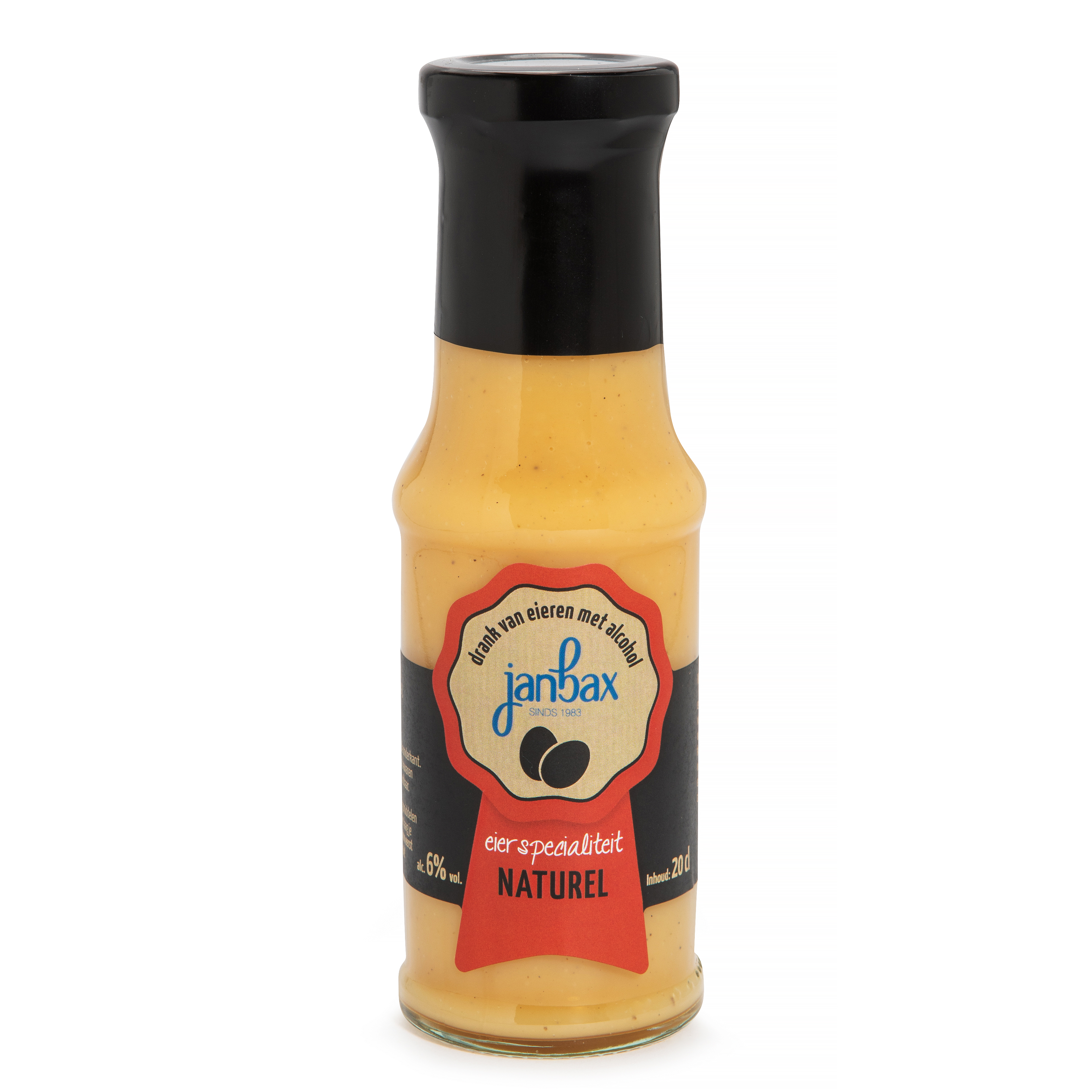JanBax eierspecialiteit naturel 6% 20cl kraft 