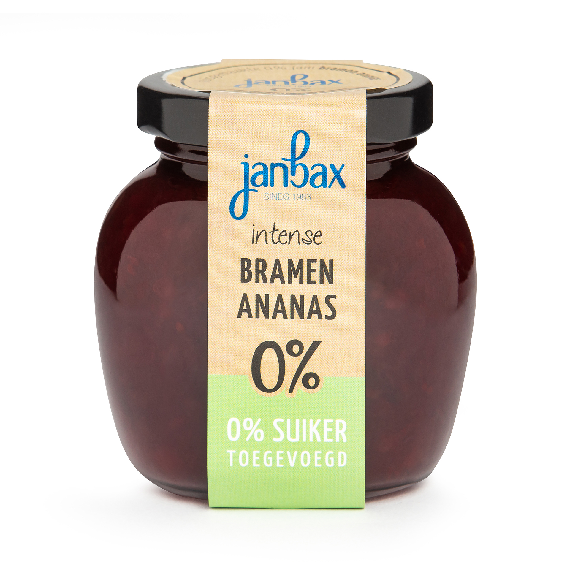 Intense 0%jam bramen-ananas zonder suiker