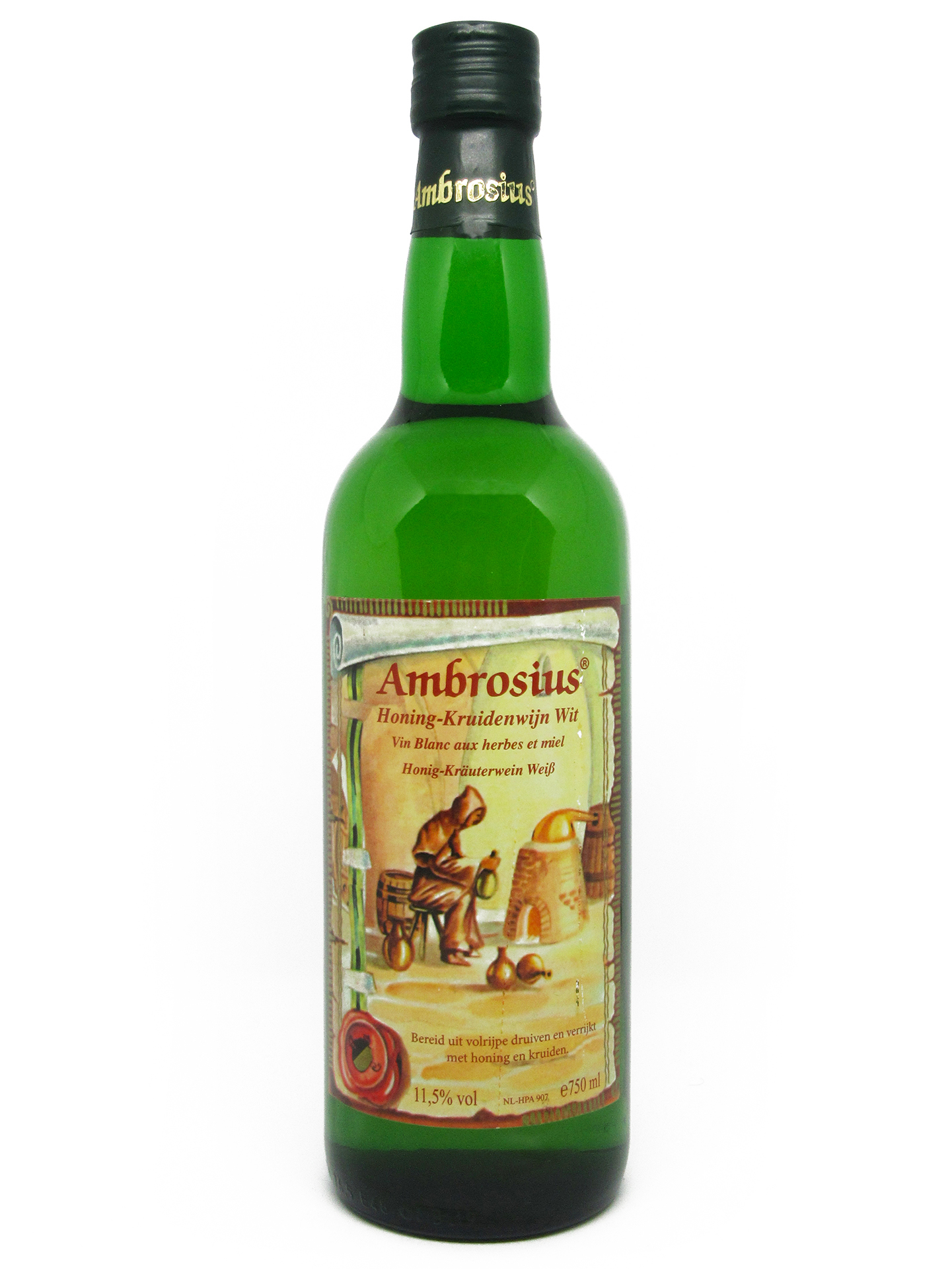 Honing-kruidenwijn wit 12%