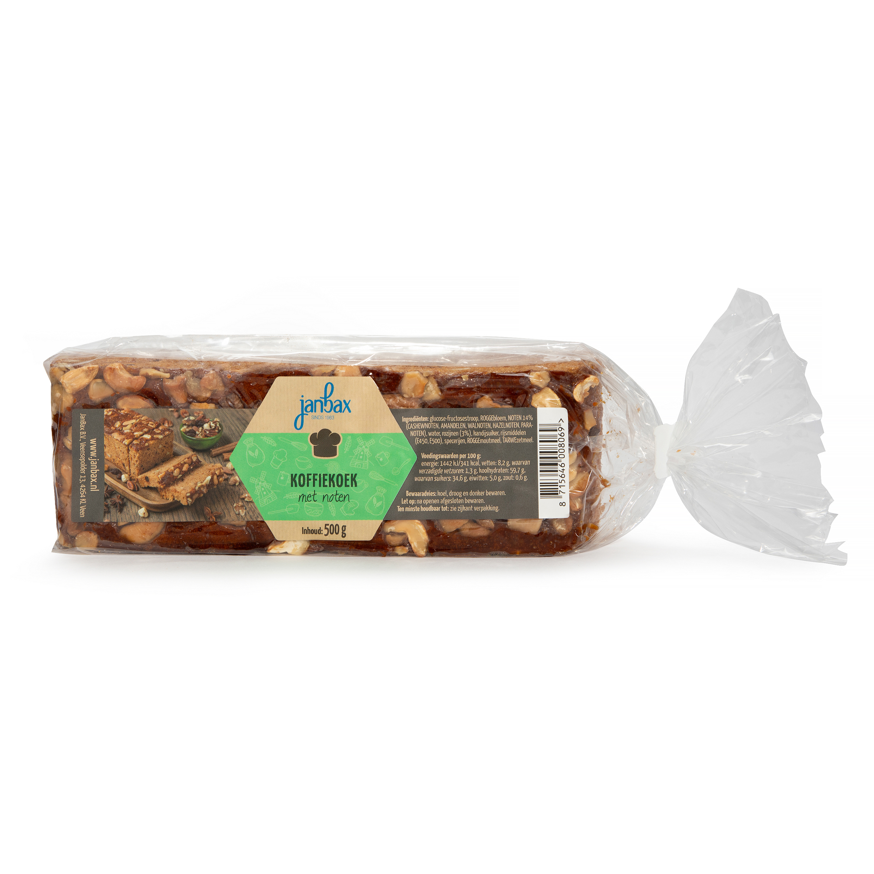 Koffiekoek met noten [tht bij leveren 5-6 wk]