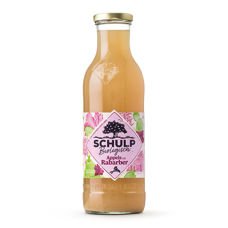 Biologisch appel-rabarbersap NL-BIO-01