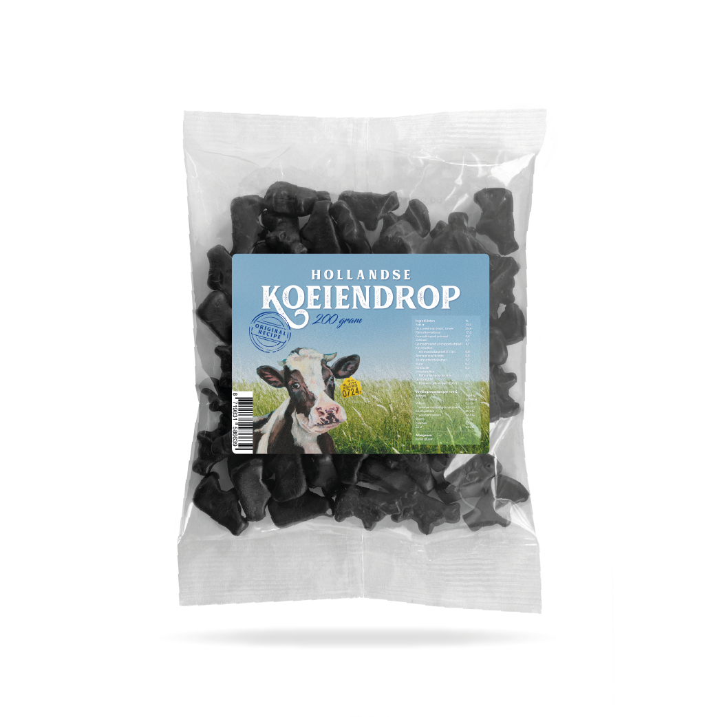 Boerderij lekkernij koeiendrop zak