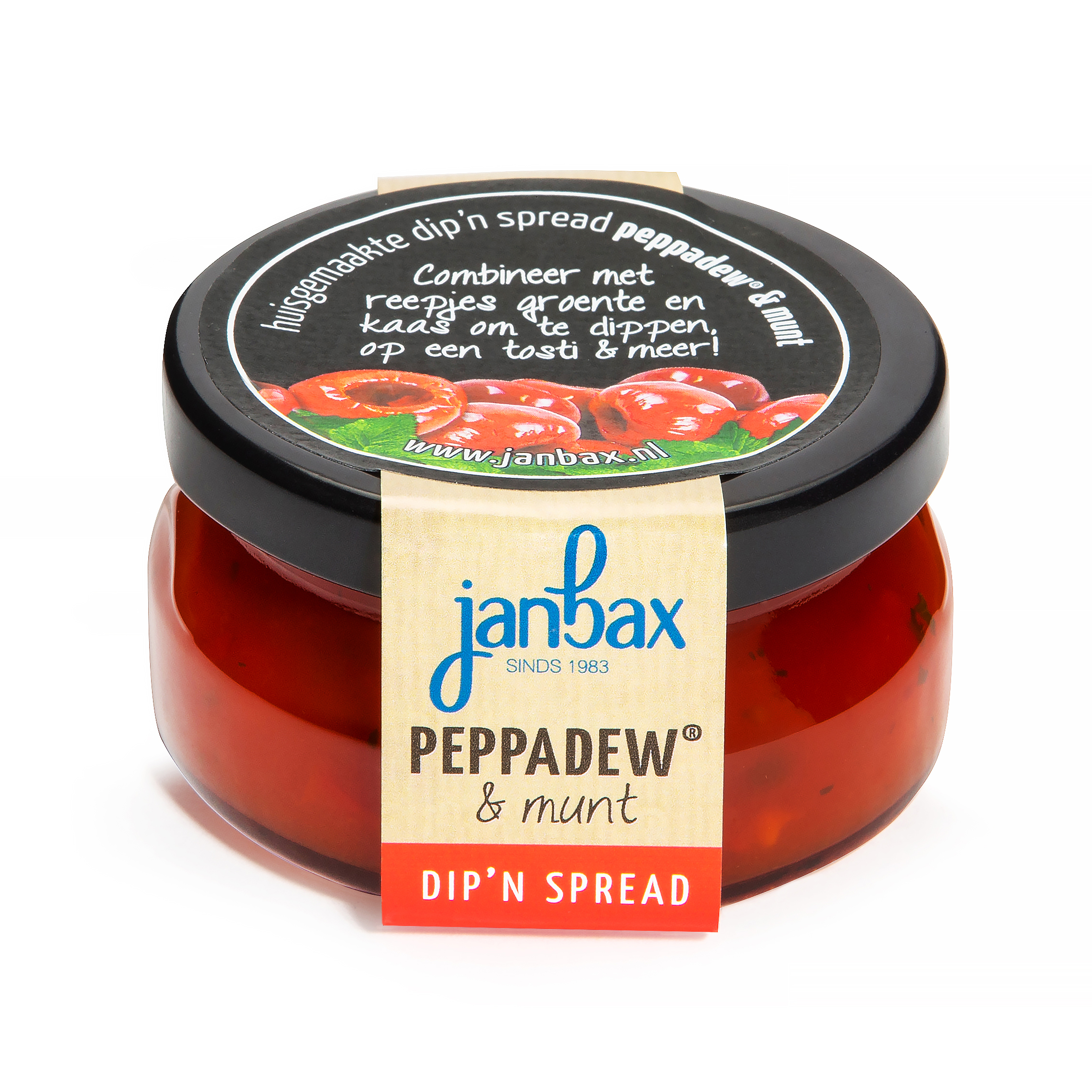 Dip'n spread peppadew & munt