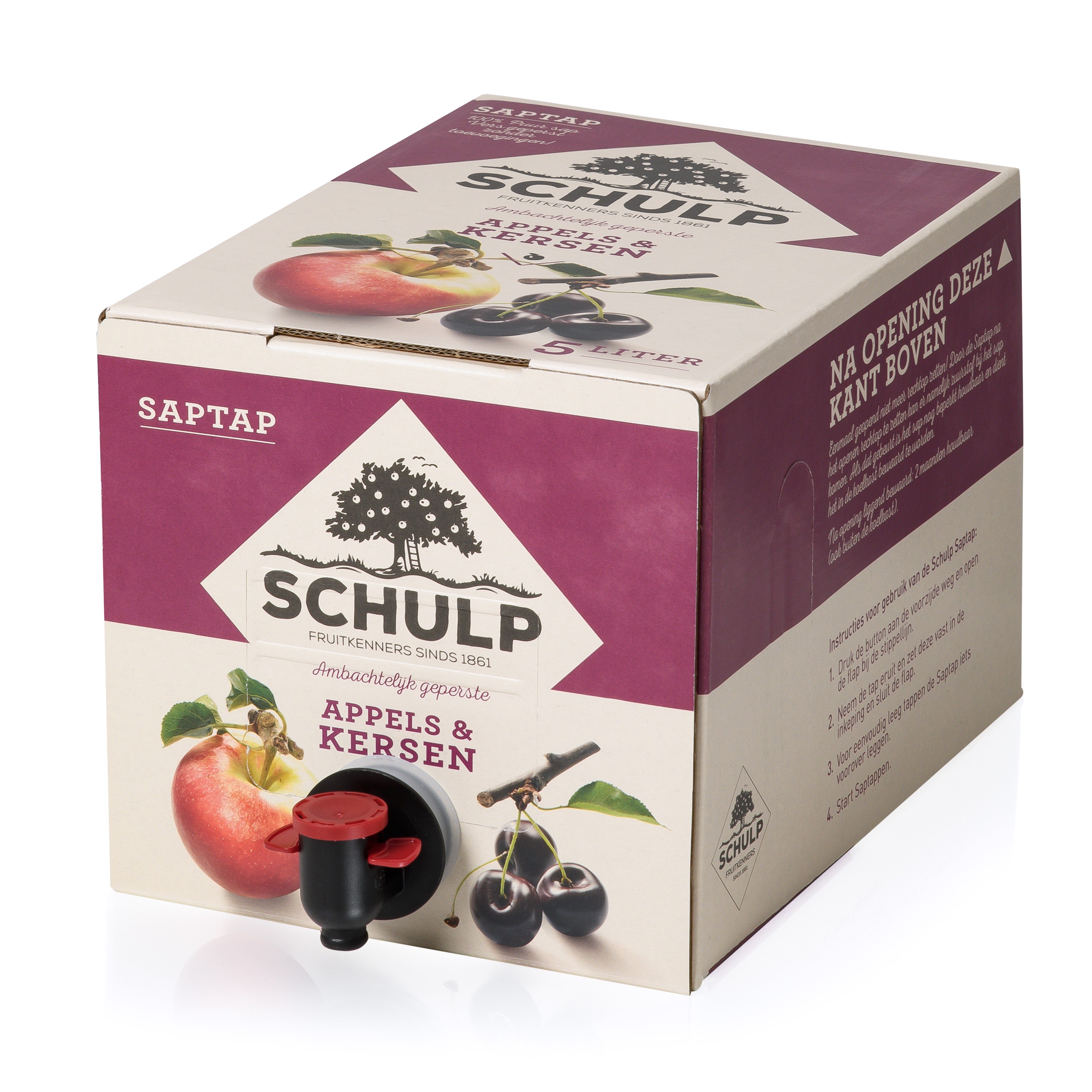schulp appel kersensap saptap