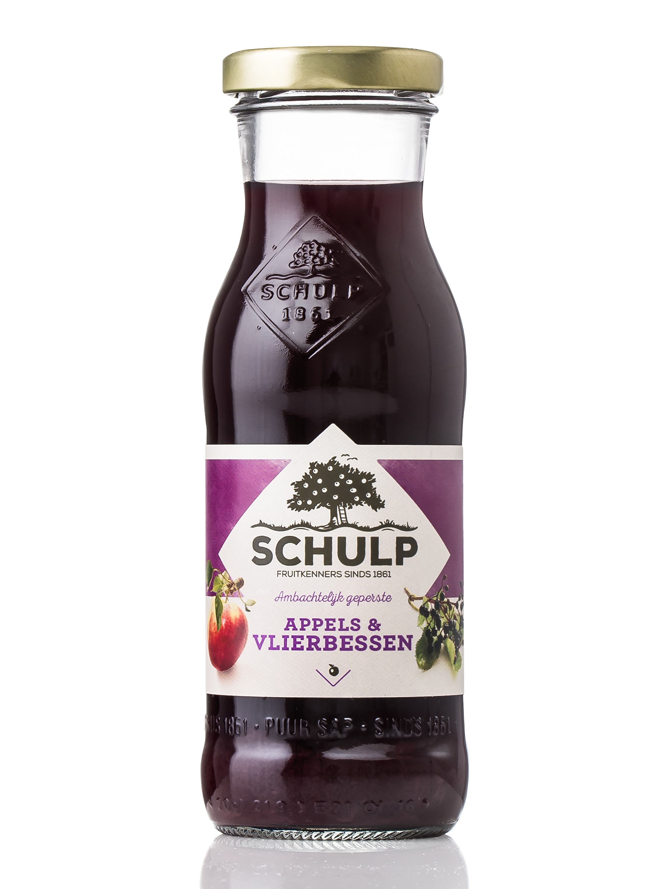 schulp horecafles appel vlierbessensap