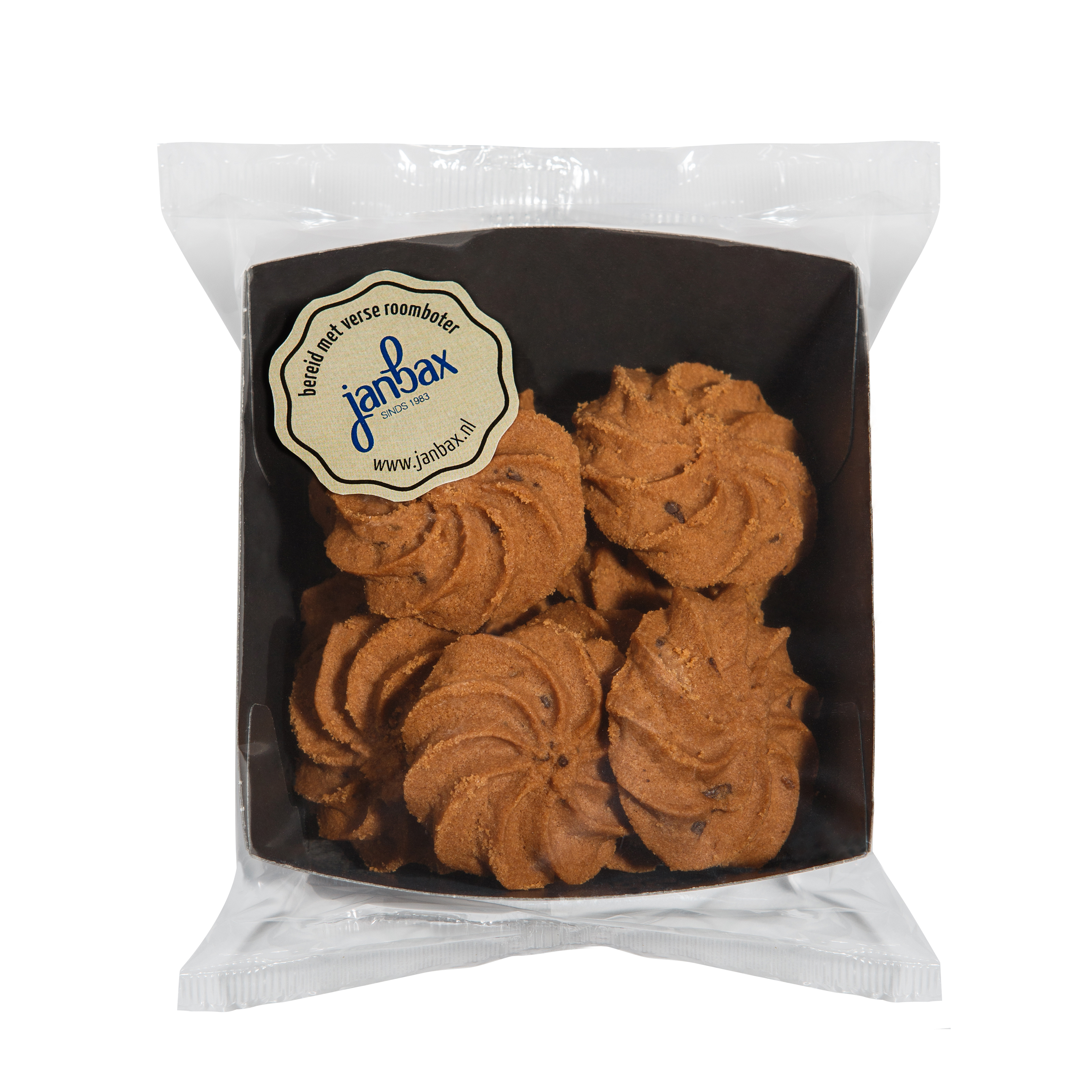 roomboterkoekjes chocolade rozetten [THT 4-6 mnd]