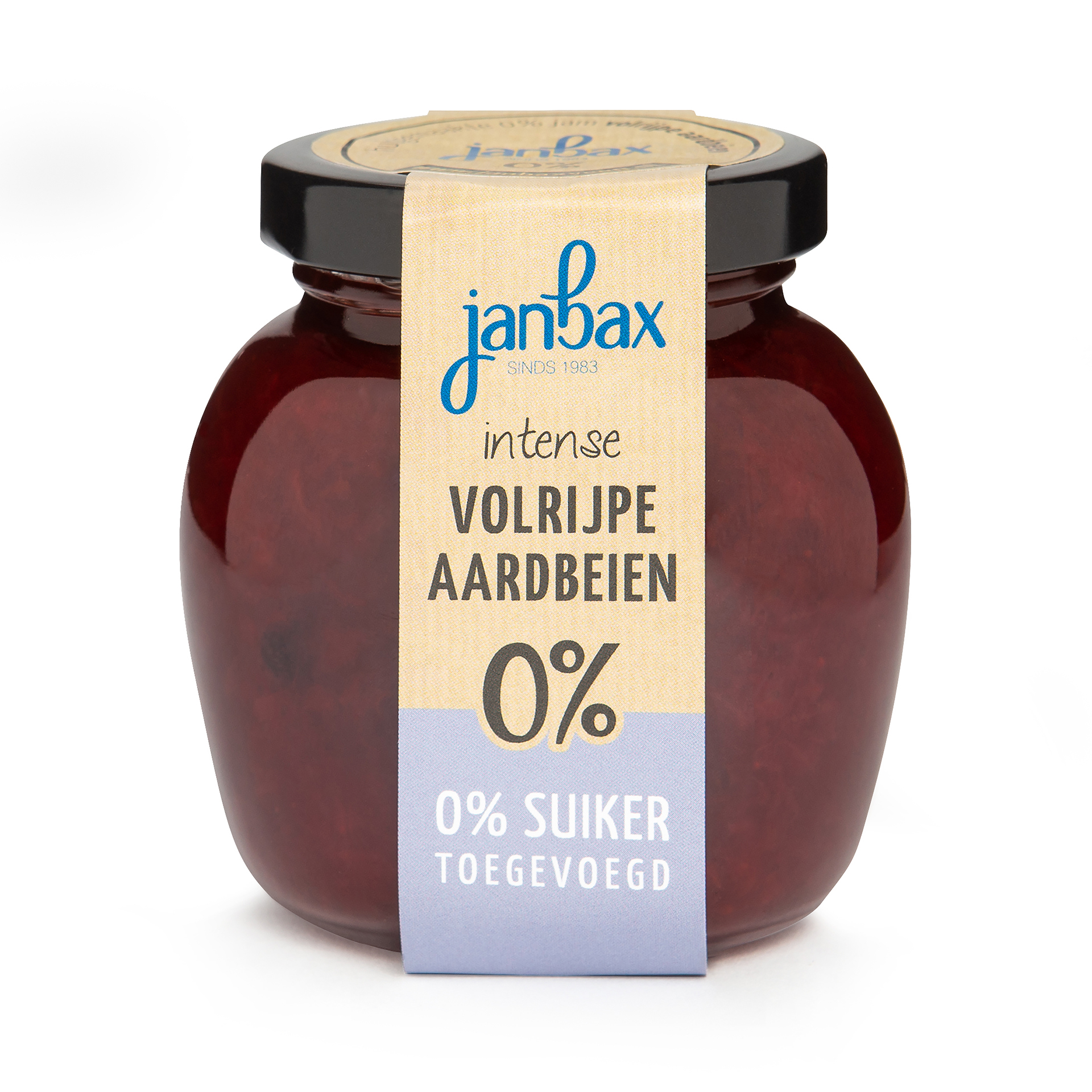 Intense 0%jam aardbeien zonder toegevoegd suiker