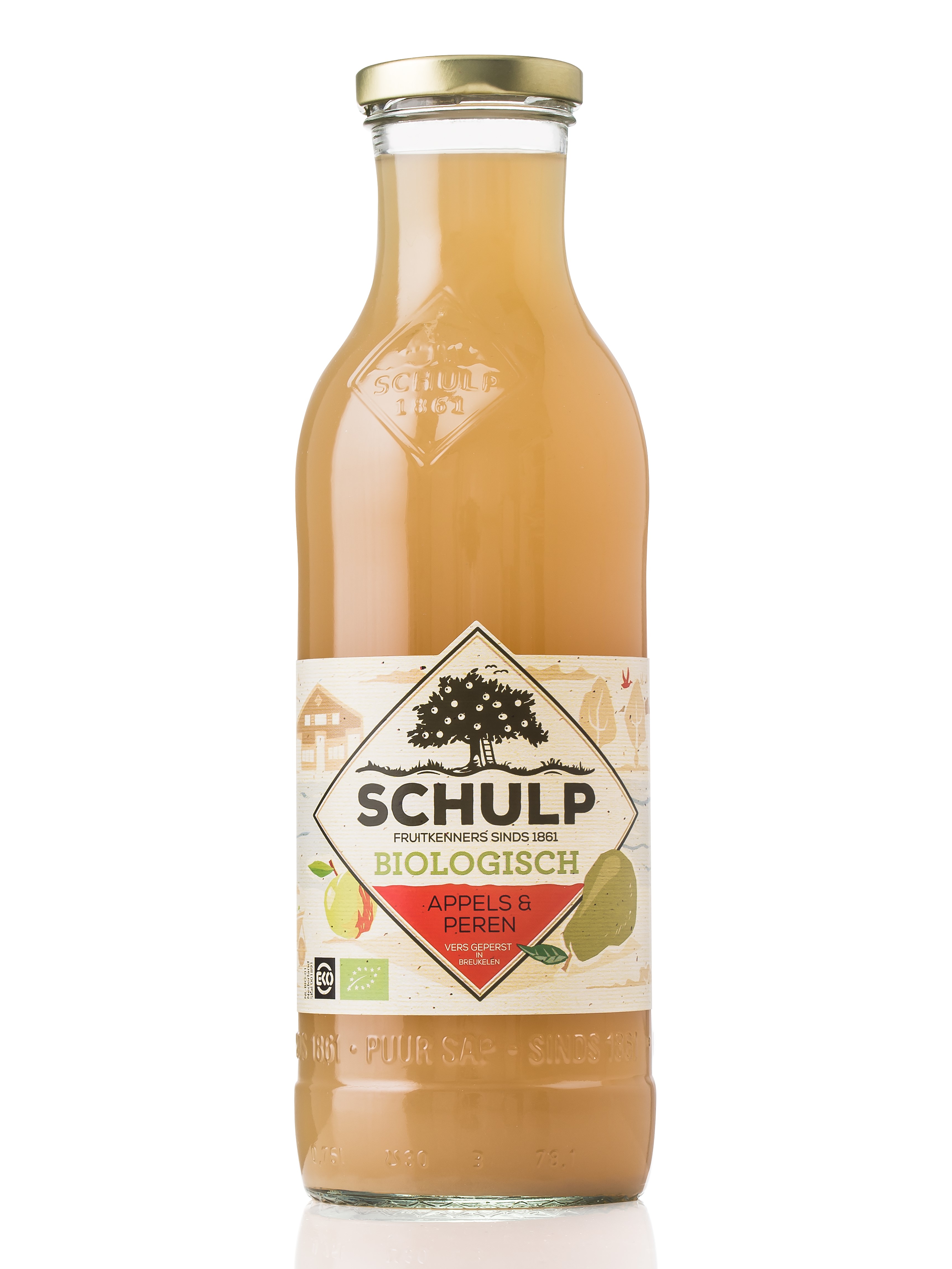 schulp biologische appel en perensap